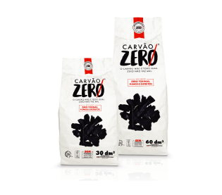 Carvão ZERO para uso profissional